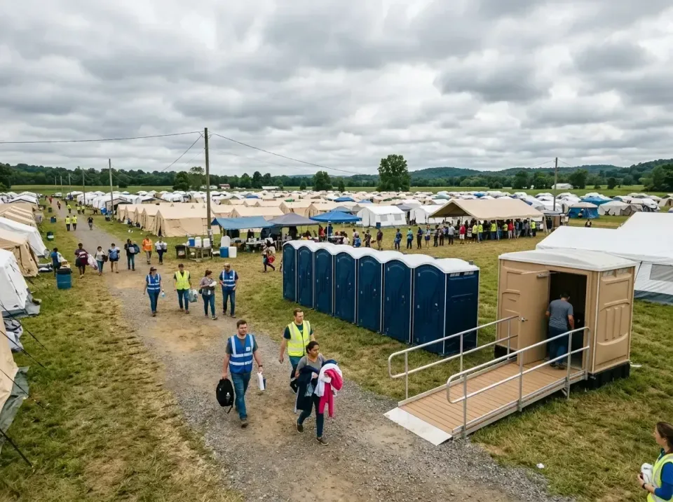 disaster-relief-camp-restrooms-010 — frequently asked questions, Dumpster & Portable Bathrooms Rental in Linton Hall, VA